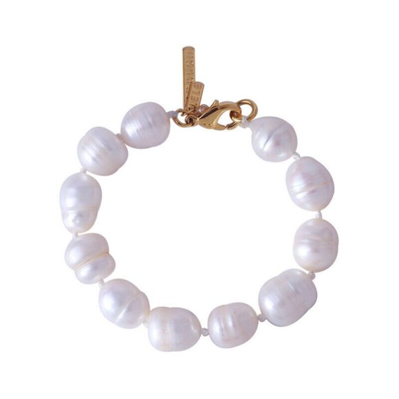 LeLe Sadoughi Baroque Freshwater Pearl Bracelet - Picture 6 of 10